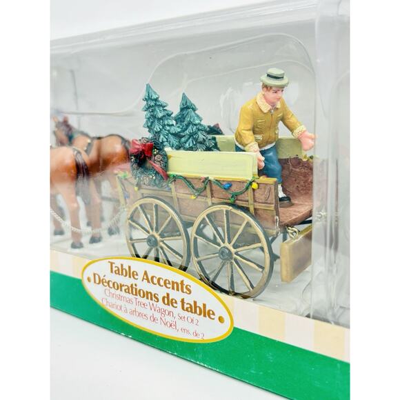 Lemax Christmas Tree Wagon Table Accents Vintage Collection New - Picture 5 of 10